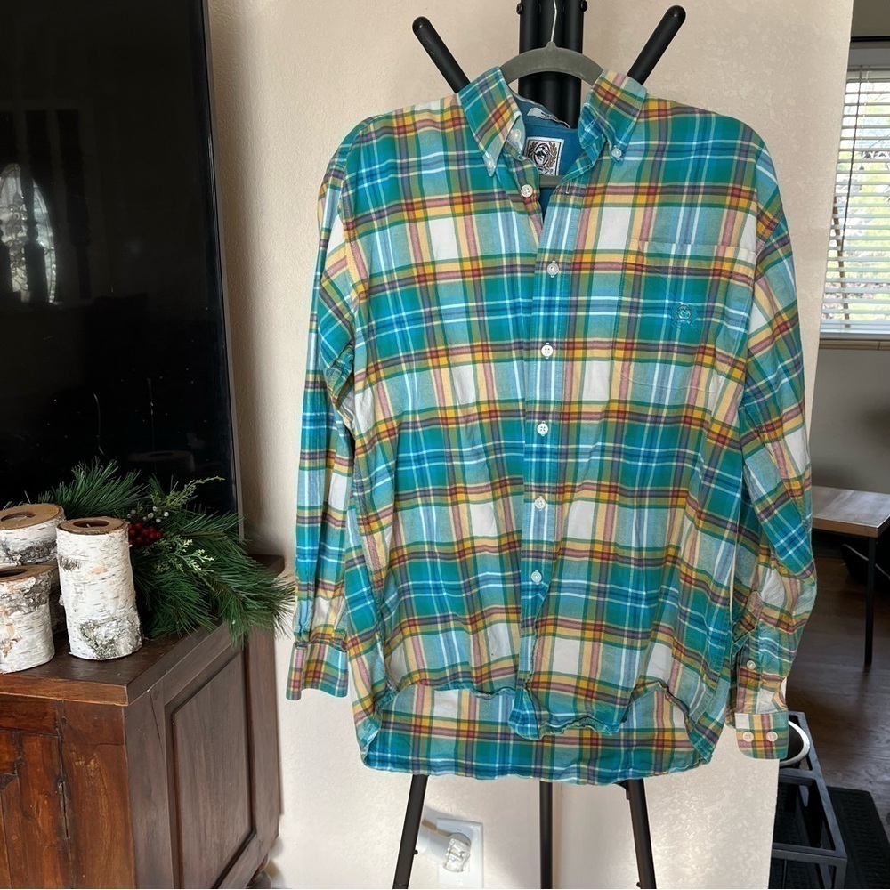 Men's Cinch Western Shirt Size S - Excellent Condition